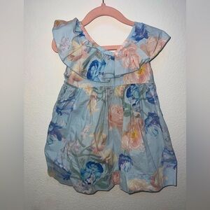 Easter Floral Lightweight Spring Toddler Dress